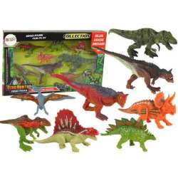 Zestaw figurki dinozaury kolorowe 8 szt - 1