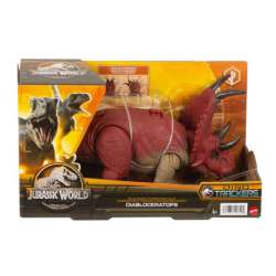 Jurassic World Groźny ryk Dinozaur Diabloceratops HLP16 HLP14 MATTEL (HLP14 HLP16) - 1