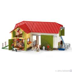 Schleich 42333 Duża farma stodoła ze zwierzętami + akcesoria (GXP-557204) - 1