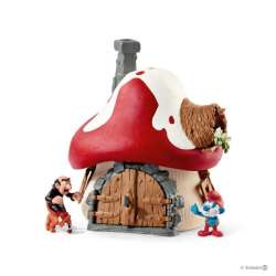 Schleich 20803 Domek Smerfów +2 figurki,  Smurfs (SLH 20803) - 1