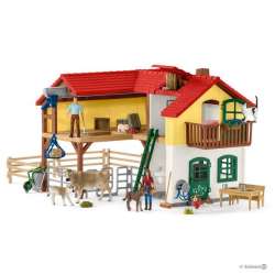 Schleich 42407 Dom wiejski ze stajnią i zwierzętami (GXP-654473) - 11