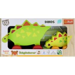 PROMO Zabawka drewniana - Dinos Stegosaurus 61747 Trefl (61747 TREFL) - 1