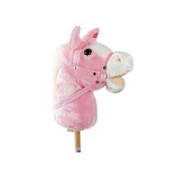 Konik na kiju. Hobby horse z dźwiękiem czarny - 1