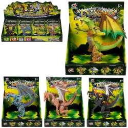 Figurka smok gumowy MIX - 1