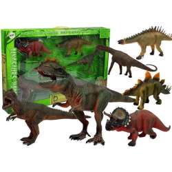 Zestaw Dinozaurów Duże Figurki Modele 6 sztuk Tyranozaur (7852) - 1