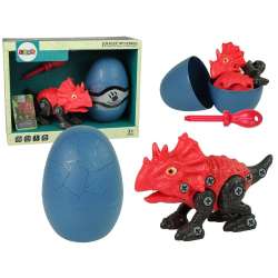 Zestaw Dinozaur Triceratops z Jajkiem DIY - 1