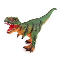 Duża figurka dinozaur Tyranozaur Rex ziel-pomarań. - 1