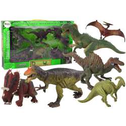 Duży Zestaw Dinozaurów 6 sztuk Figurka Dinozaur Prehistoryczne Okazy (12283) - 1