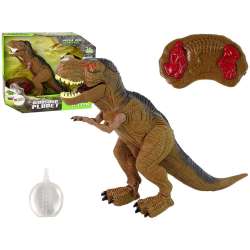 Dinozaur Tyranozaur Rex Zdalnie Sterowany R/C z Parą Dźwięk (13112) - 1