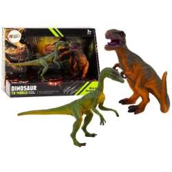 Figurki dinozaurów Tyranozaur Kompsognat 2el - 1