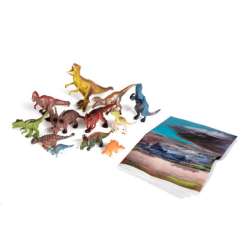 Figurki Dinozaury 12szt + mata i akcesoria 2000085 cena za op. (NO-2000085) - 1