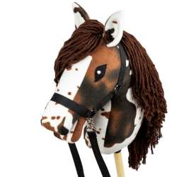 Hobby Horse Skippi. Koń na kiju gniado-srokaty - 1