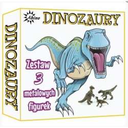 Abino Metalowe figurki dinozaurów -3 szt. w pudełku - 3