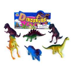 Dinozaury 12cm 6 sztuk w worku HIPO   cena za opakowanie (HHS025) - 1