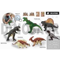 Dinozaur z dźwiękiem HY550 mix cena za 1 szt (BEA7829) - 1