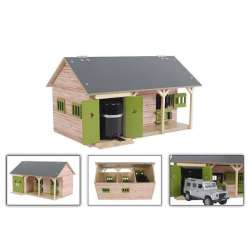 PROMO Stajnia z dwoma boksami 34x22x19cm 1:32 (610249) - 1