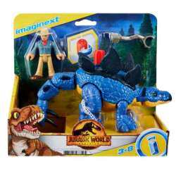 Fisher-Price Jurassic World Imaginext Stegozaur & Dr.Grant GVV64 MATTEL (GVV65 GVV64) - 1