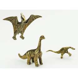 Abino Metalowe figurki dinozaurów -3 szt. w pudełku - 2
