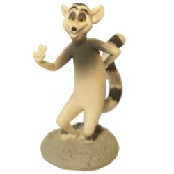 FIGURKA PINGWINY Z MADAGASKARU -KRÓL JULIAN LEMUR  6,5x4,5cm - 1
