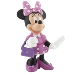 BULLYLAND 15328 Minnie z torebką  7cm  Disney (BL15328) - 1