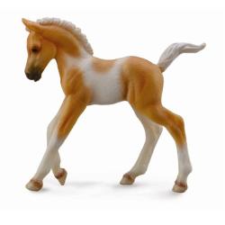 COLLECTA 88668 Źrebię Pinto Palomino idące roz:M 7,5x7cm (004-88668) - 1