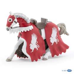 Papo 39955 Koń rycerza Gryfa czerwony 14x5x10cm - 1