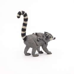 Papo 50173 Lemur z młodym  2x6,3x7,8cm (50173 RUSSELL) - 3