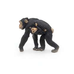 Papo 50194 Szympansica z młodym   6x3x5cm - 7