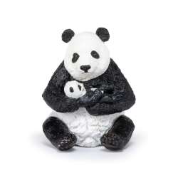 Papo 50196 Panda siedząca z młodym  6x7x8cm (PAPO 50196) - 2