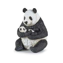 Papo 50196 Panda siedząca z młodym  6x7x8cm - 1