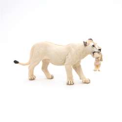 Papo 50203 Biała lwica z młodym  3,5 x 14,5 x 6,5 cm - 4