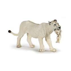 Papo 50203 Biała lwica z młodym  3,5 x 14,5 x 6,5 cm - 1