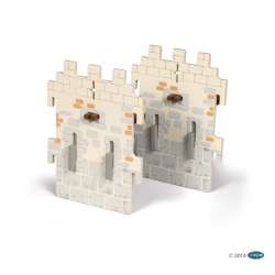 Papo 60025 zestaw nr6 -Dwie małe ściany zamku 14,5x20x5c - 1