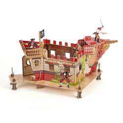 Papo 80403 Fort piracki z 3 figurkami  - 1