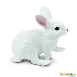 XL Safari Ltd 266629 Biały królik  12x8,25cm - 3
