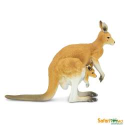 Safari Ltd 100108 Kangur z młodym  12x3,7x8,8cm - 2
