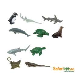 Safari Ltd 100110 Zagrożone gatunki morskie zwierzęta 10szt. w tubie - 2