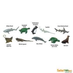 Safari Ltd 100110 Zagrożone gatunki morskie zwierzęta 10szt. w tubie - 3