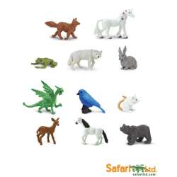 Safari Ltd 100112 zwierzęta występujące w bajkach 11szt. w tubie - 2