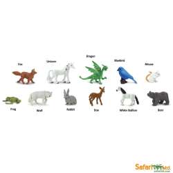 Safari Ltd 100112 zwierzęta występujące w bajkach 11szt. w tubie - 3