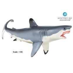 Safari Ltd 211202 Żarłacz biały - rekin  w skali 1:20 26x9cm - 1