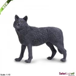 XL Safari Ltd 112989 Wilk czarny  13,5x7,5cm  skala 1:10 - 2