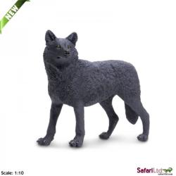 XL Safari Ltd 112989 Wilk czarny  13,5x7,5cm  skala 1:10 - 1