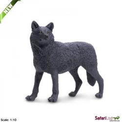 XL Safari Ltd 112989 Wilk czarny  13,5x7,5cm  skala 1:10 - 1