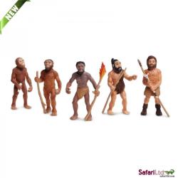 Safari Ltd 663816 Ewolucja człowieka 5 fig.ok.7cm  19x25 bli - 2