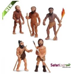 Safari Ltd 663816 Ewolucja człowieka 5 fig.ok.7cm  19x25 bli - 1