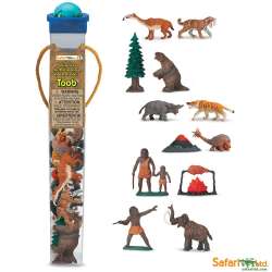 Safari Ltd 681004 Prehistoryczne zwierzęta +akc. w tubie - 1