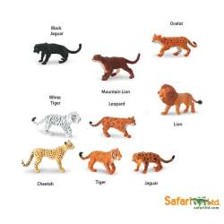 Safari Ltd 694604 Wielkie koty 9 szt. w tubie 33cm - 4