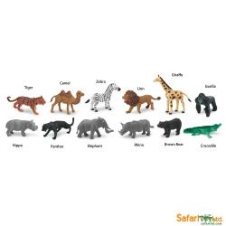 Safari Ltd 695004 zwierzęta dzikie 12 szt. w tubie - 4