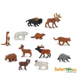 Safari Ltd 697004 zwierzęta Ameryki Północnej 12 sztuk w tubie - 3